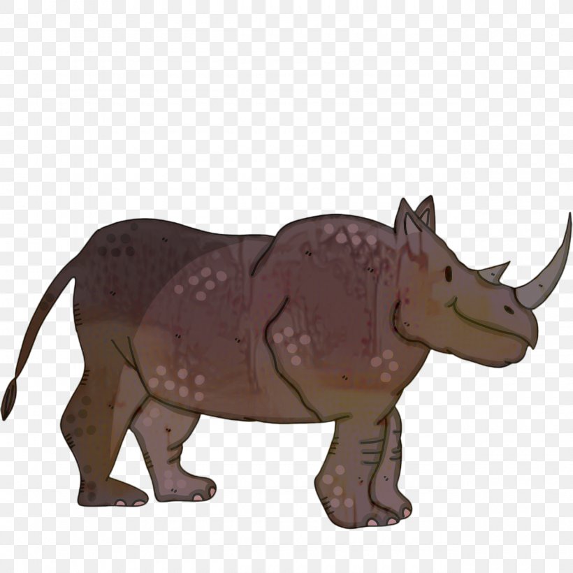 Animal Cartoon, PNG, 1280x1280px, Rhinoceros, Animal, Animal Figure, Black Rhinoceros, Dinosaur Download Free