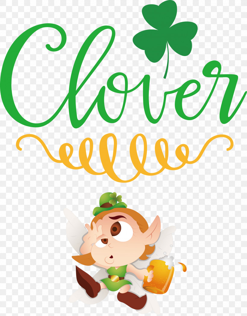 Clover St Patricks Day Saint Patrick, PNG, 2344x3000px, Clover, Cartoon, Character, Flower, Fruit Download Free