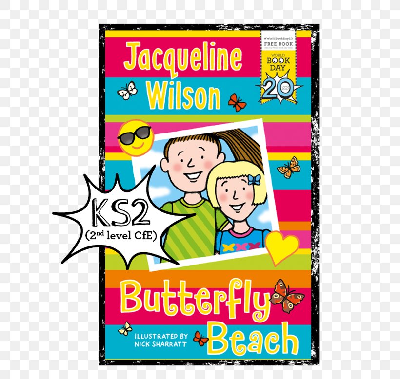 Jacqueline Wilson World Book Day Butterfly Beach Book Review, PNG, 620x778px, 2017, Jacqueline Wilson, Academic Writing, Area, Banner Download Free