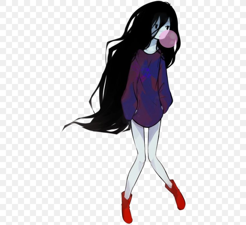 Marceline The Vampire Queen Finn The Human Princess Bubblegum Cartoon Network, PNG, 422x750px, Watercolor, Cartoon, Flower, Frame, Heart Download Free