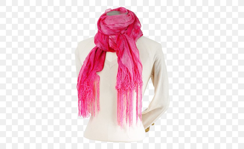 Pink M Scarf, PNG, 500x500px, Pink M, Magenta, Pink, Scarf, Stole Download Free