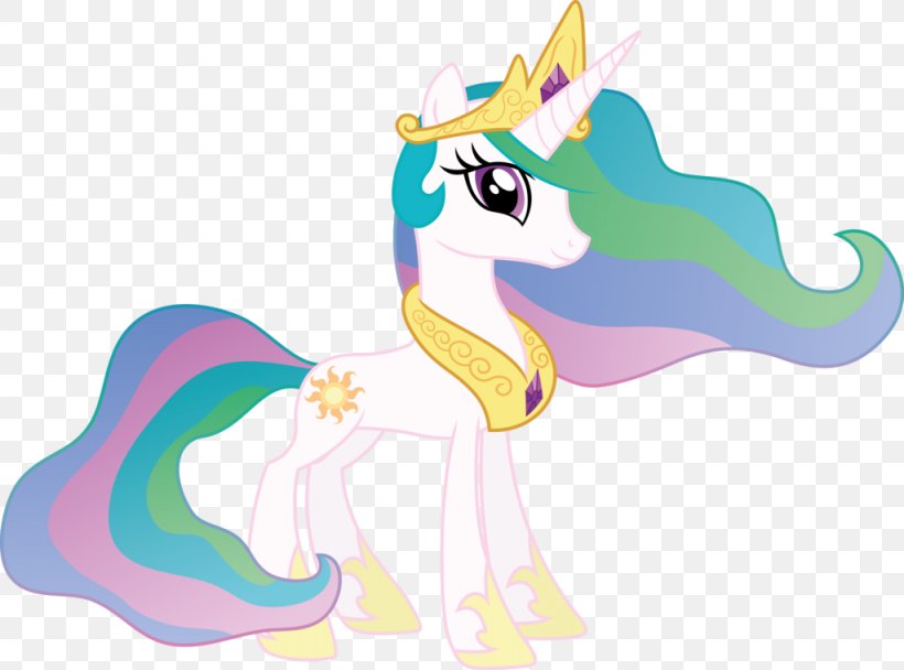 Pony Princess Celestia Unicorn Horse Clip Art, PNG, 1024x760px, Pony, Art, Cartoon, Fictional Character, Horse Download Free