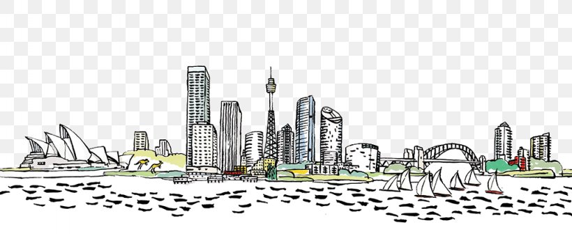 Sydney Desktop Wallpaper, PNG, 1024x420px, Sydney, City, Landmark, Line Art, Metropolis Download Free