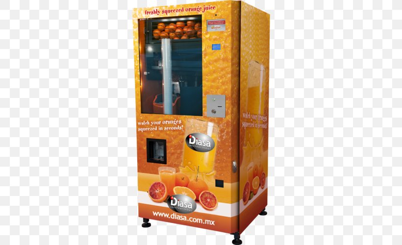 Vending Machines Orange Juice, PNG, 500x500px, Vending Machines, Automaton, Business, Fresh Healthy Vending, Fruchtsaft Download Free