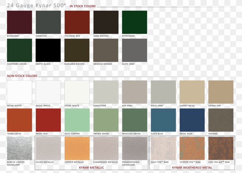 Metal Roof Color Chart