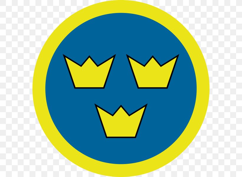 Sweden Swedish Air Force Roundel Military Aircraft Insignia, PNG, 600x600px, Sweden, Air Force, Area, Belgian Air Component, Cockade Download Free