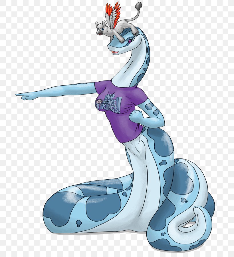 Anthropomorphic Snake - Cartoon Figurine Microsoft Azure Legendary Creature PNG