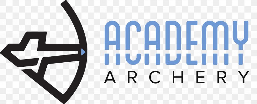 Academy Archery Club Logo Bow And Arrow Clip Art, PNG, 3703x1500px, Archery, Area, Blue, Bow And Arrow, Brand Download Free