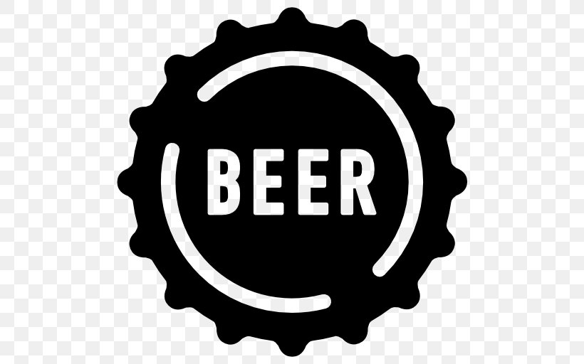Beer Bottle Bottle Cap Beer Glasses, PNG, 512x512px, Beer, Beer Bottle, Beer Glasses, Beer Hall, Black And White Download Free