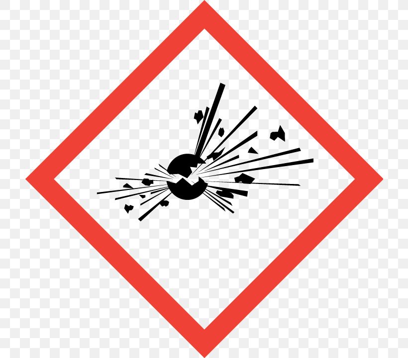 Globally Harmonized System Of Classification And Labelling Of Chemicals GHS Hazard Pictograms Explosive Material Explosion Hazard Communication Standard, PNG, 720x720px, Ghs Hazard Pictograms, Area, Brand, Chemical Substance, Clp Regulation Download Free