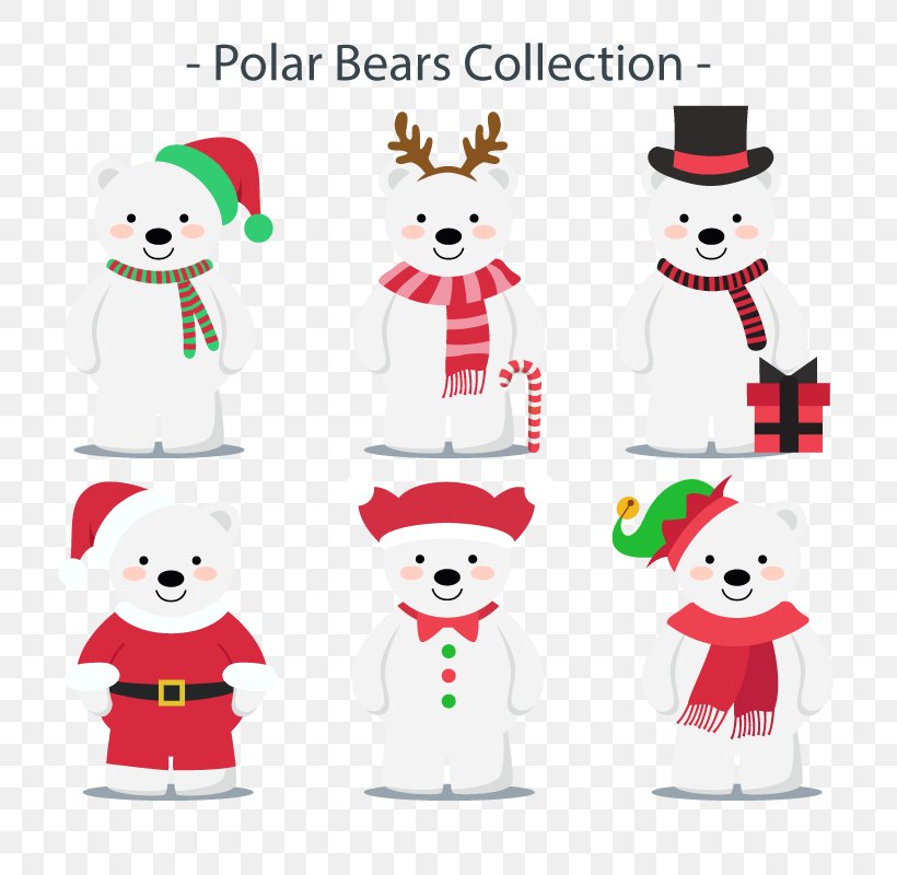 Baby Polar Bear Christmas, PNG, 800x800px, Polar Bear, Baby Polar Bear, Bear, Child, Christmas Download Free
