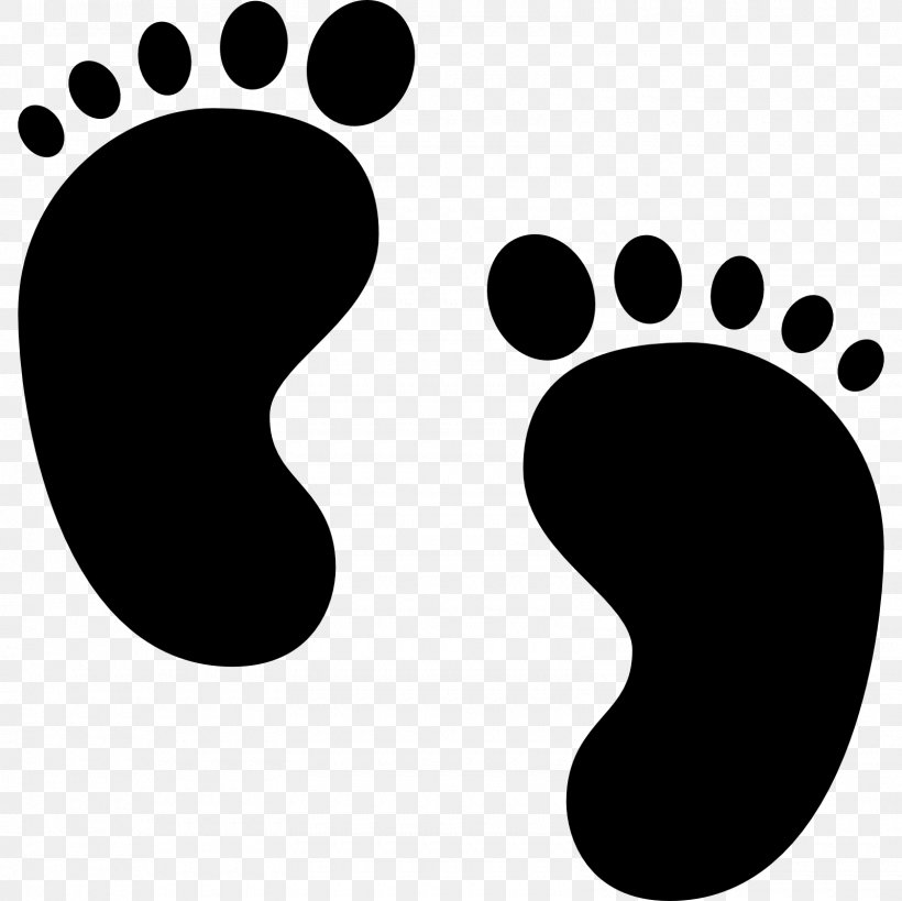 Footprint Infant Clip Art, PNG, 1600x1600px, Foot, Black, Black And White, Child, Footprint Download Free