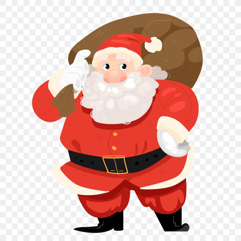 Santa Claus Christmas Day Vector Graphics Design, PNG, 1400x1400px, Santa Claus, Cartoon, Cdr, Christmas, Christmas Day Download Free