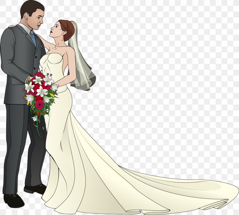 Wedding Couple Clip Art, PNG, 2173x1962px, Wedding, Bridal Clothing, Bride, Couple, Drawing Download Free
