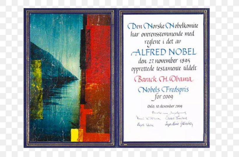 2009 Nobel Peace Prize 2014 Nobel Prize 2009 Nobel Prize, PNG, 722x540px, Nobel Prize, Advertising, Alfred Nobel, Award, Barack Obama Download Free