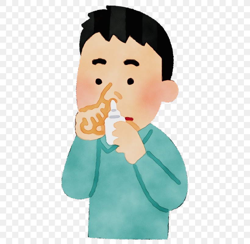Cartoon Nose Drinking, PNG, 600x800px, Watercolor, Cartoon, Drinking, Nose, Paint Download Free