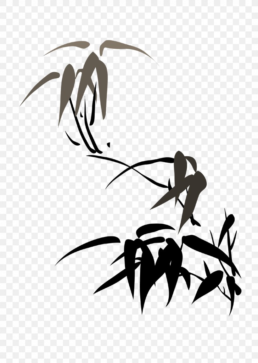 Euclidean Vector Clip Art, PNG, 1074x1512px, Inkstick, Art, Bamboo, Black And White, Branch Download Free