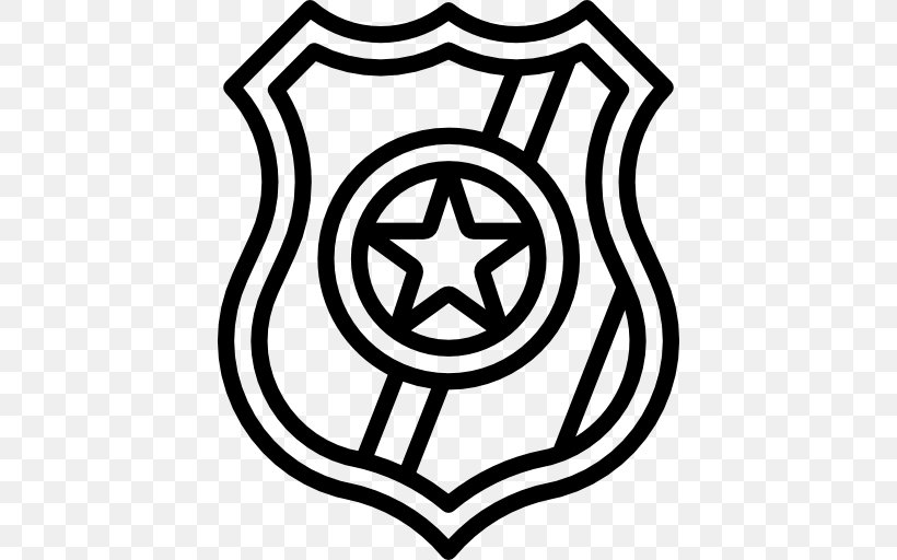 Police Officer Badge Sheriff Fire Police, PNG, 512x512px, Police Officer, Area, Badge, Black And White, Emergency Telephone Number Download Free