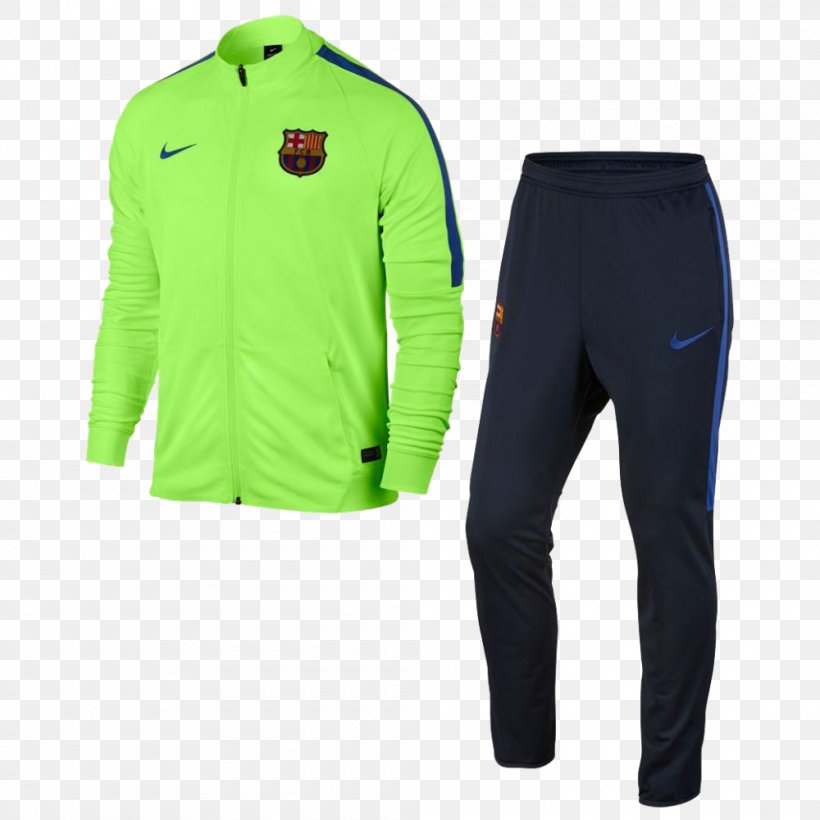 Tracksuit FC Barcelona Hoodie T-shirt Kit, PNG, 1000x1000px, Tracksuit, Clothing, Fc Barcelona, Football, Green Download Free