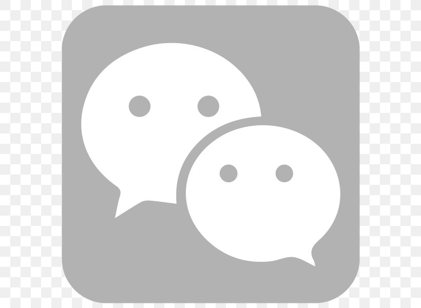 WeChat Social Media Instant Messaging Messaging Apps Vector Graphics, PNG, 600x600px, Wechat, Black And White, Head, Instant Messaging, Messaging Apps Download Free