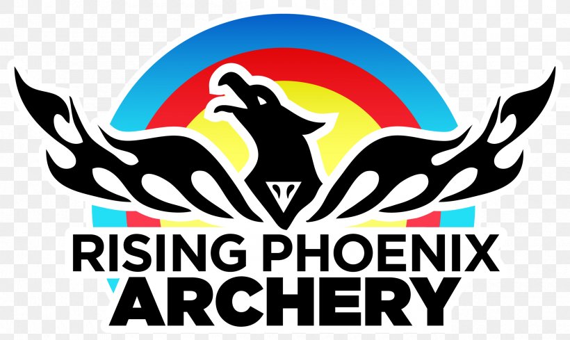 Rising Phoenix Archery Logo Brand Graphic Design, PNG, 2400x1434px, Archery, Alignable, Artwork, Brand, Business Download Free