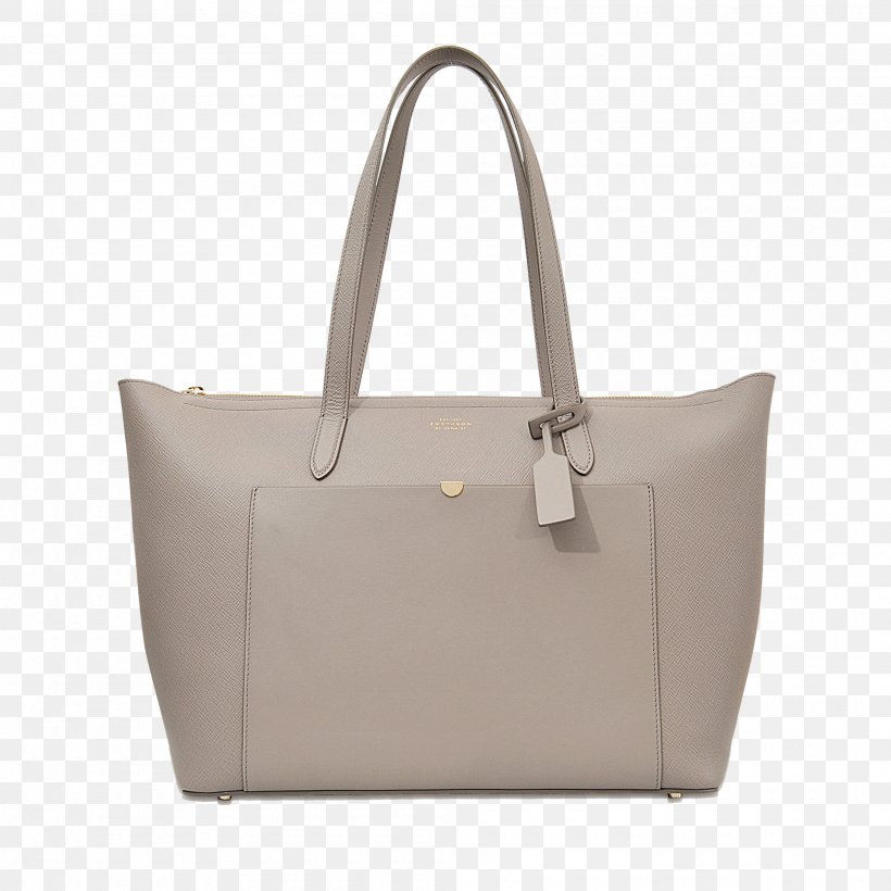 Smythson Tote Bag Zipper Handbag, PNG, 2000x2000px, Smythson, Bag, Beige, Brand, Brown Download Free