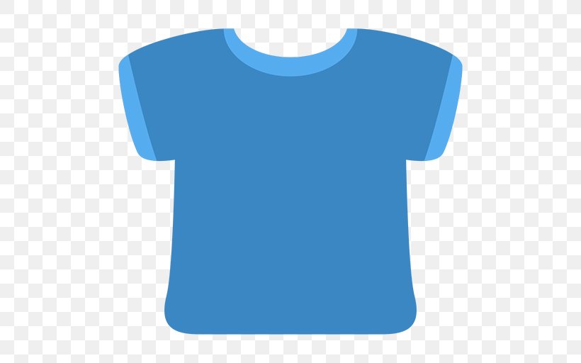 T-shirt Emoji Necktie Clothing, PNG, 512x512px, Tshirt, Active Shirt, Aqua, Azure, Blue Download Free