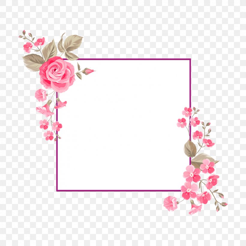 Borders And Frames Floral Design Flower Vector Graphics, PNG, 1654x1654px, Borders And Frames, Blossom, Body Jewelry, Cherry Blossom, Cut Flowers Download Free