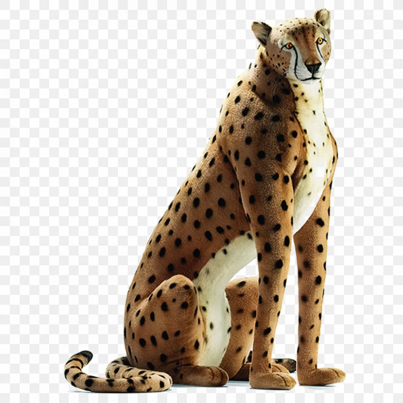 Cheetah Life-Size Hansa Plush Stuffed Animals & Cuddly Toys, PNG, 850x850px, Cheetah, Acinonyx, Animal, Animal Figure, Big Cats Download Free