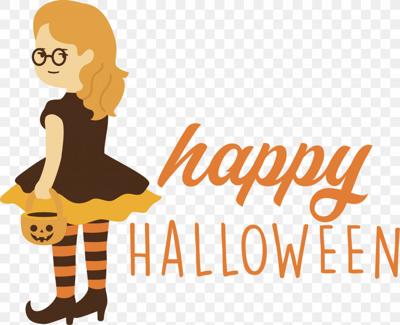 Happy Halloween, PNG, 3000x2440px, Happy Halloween, Behavior, Biology, Cartoon, Geometry Download Free