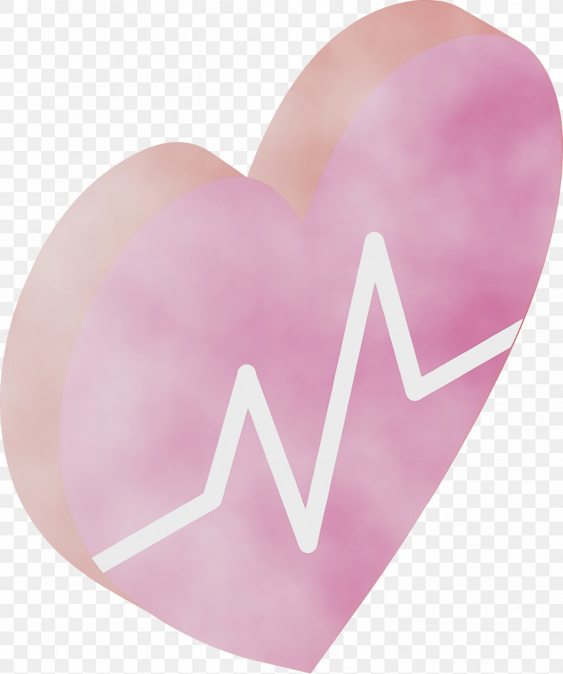 Pink M Heart M-095, PNG, 2503x3000px, Watercolor, Heart, M095, Paint, Pink M Download Free