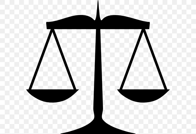 Weighing Scale Lady Justice Clip Art, PNG, 600x562px, Weighing Scale, Balance, Black And White, Drawing, Justice Download Free