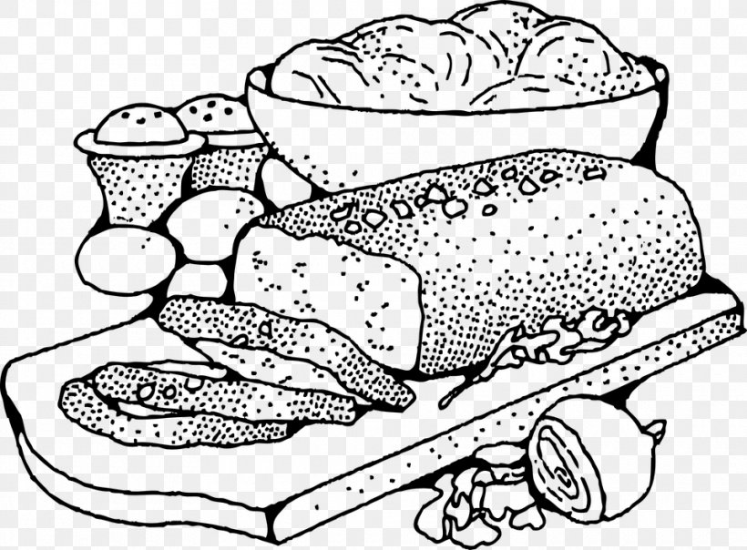 Black And White Clip Art, PNG, 960x708px, Black And White, Auto Part, Black, Fish, Food Download Free