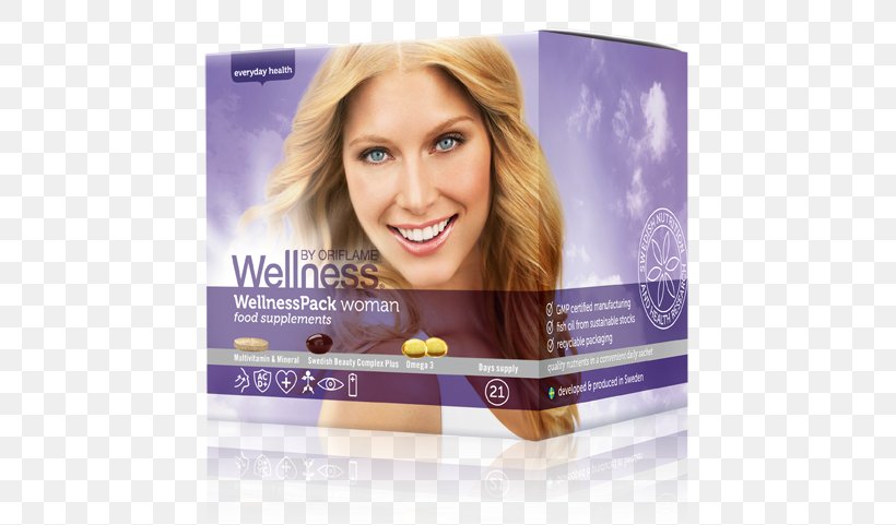 Dietary Supplement Oriflame Health, Fitness And Wellness Vitamin, PNG, 645x481px, Dietary Supplement, Advertising, Blond, Brand, Brown Hair Download Free