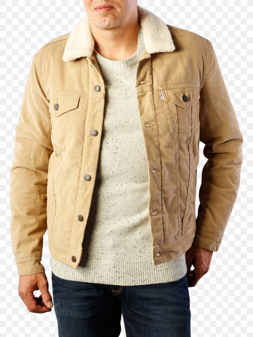 beige levi jacket