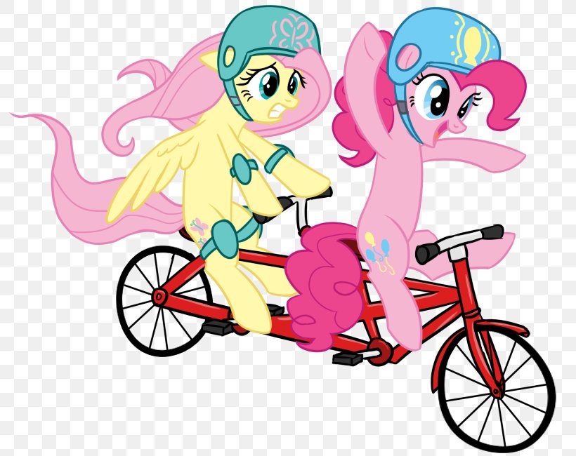 Bicycle Wheels Pinkie Pie Cycling Pony Fluttershy, PNG, 800x650px, Bicycle Wheels, Andrea Libman, Art, Bicycle, Bicycle Accessory Download Free