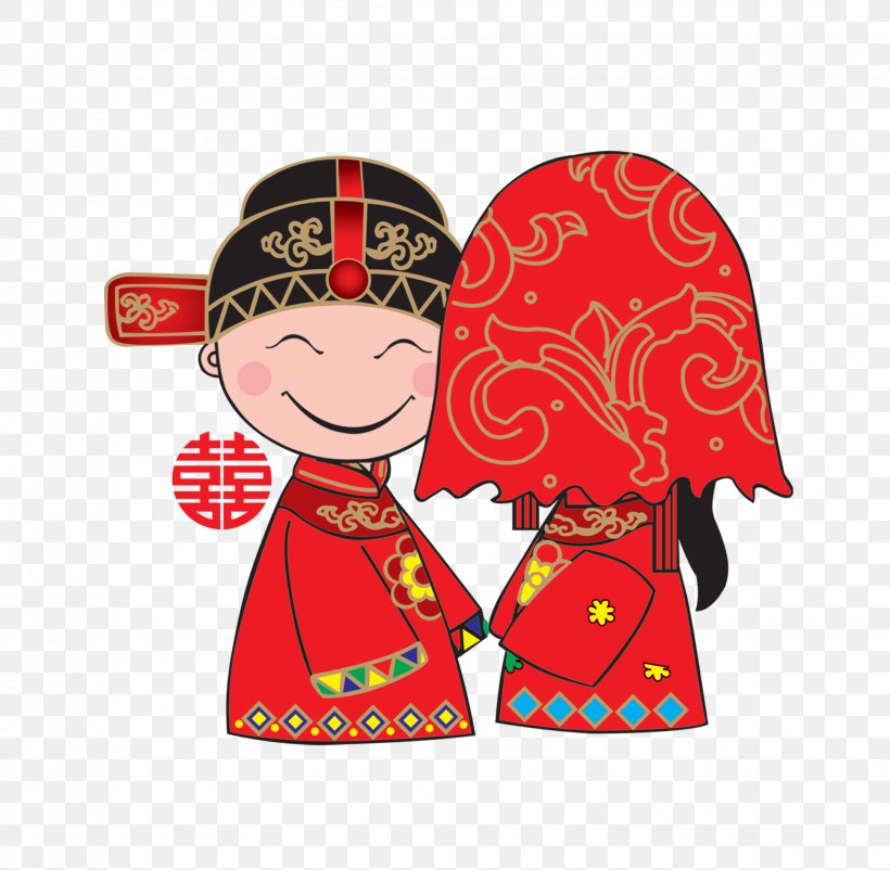 Bridegroom U76d6u5934 Chinese Marriage, PNG, 1939x1898px, Bridegroom, Art, Bride, Cartoon, Chinese Marriage Download Free