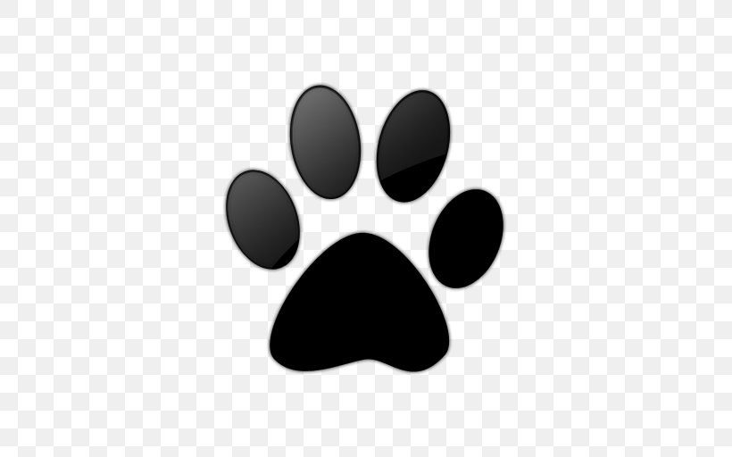 Cat Dog Paw Clip Art, PNG, 512x512px, Cat, Animal, Animal Track, Black, Black And White Download Free