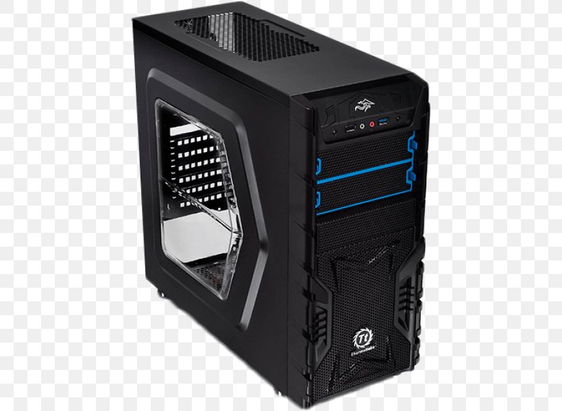 Computer Cases & Housings Power Supply Unit ATX Thermaltake Versa H21 Window, PNG, 600x600px, Computer Cases Housings, Atx, Black, Computer, Computer Case Download Free