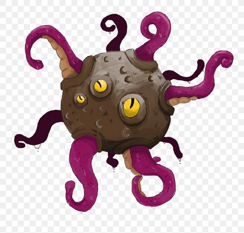 Octopus Starbound Boss Tentacle Character, PNG, 840x802px, Octopus, Abstract, Animal Figure, Art, Boss Download Free