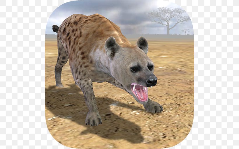 Hyena Life Simulator 3D Homeless Cat Simulator Junkyard Dogs Android Google Play, PNG, 512x512px, 911 Rescue Simulator 2016, Hyena Life Simulator 3d, Android, Bulldog On Skateboard, Carnivoran Download Free