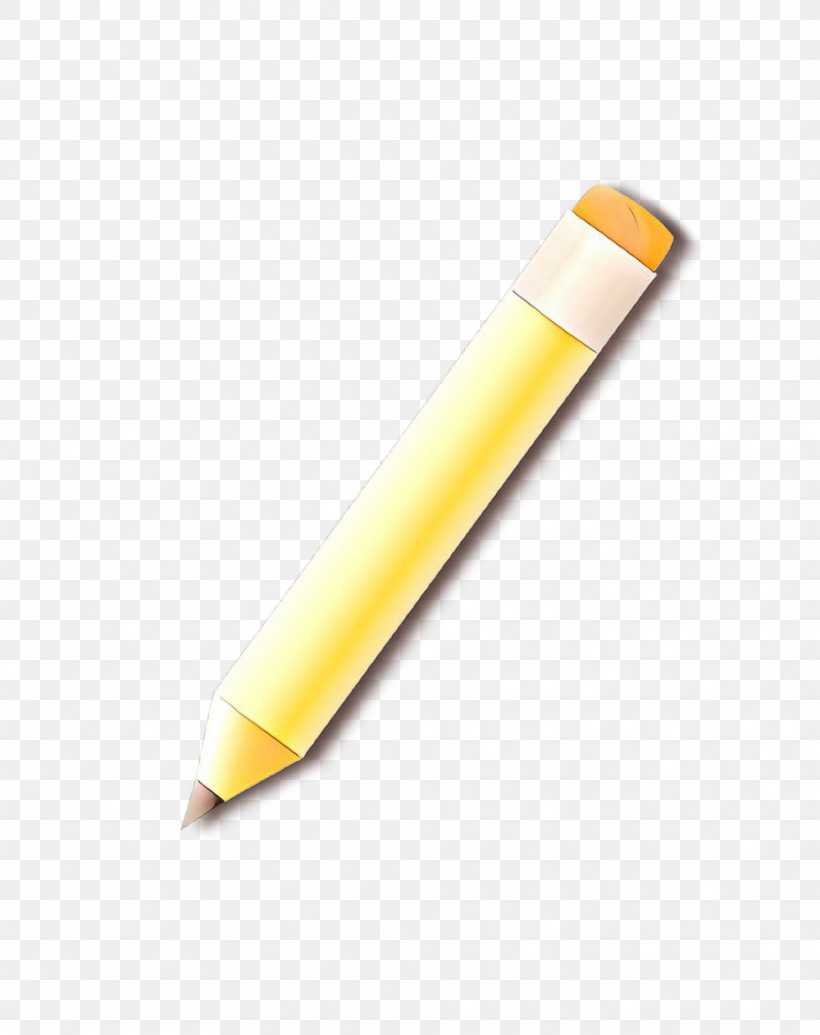 Yellow Pen Office Supplies Pencil Writing Implement, PNG, 1014x1280px, Yellow, Cone, Office Supplies, Pen, Pencil Download Free