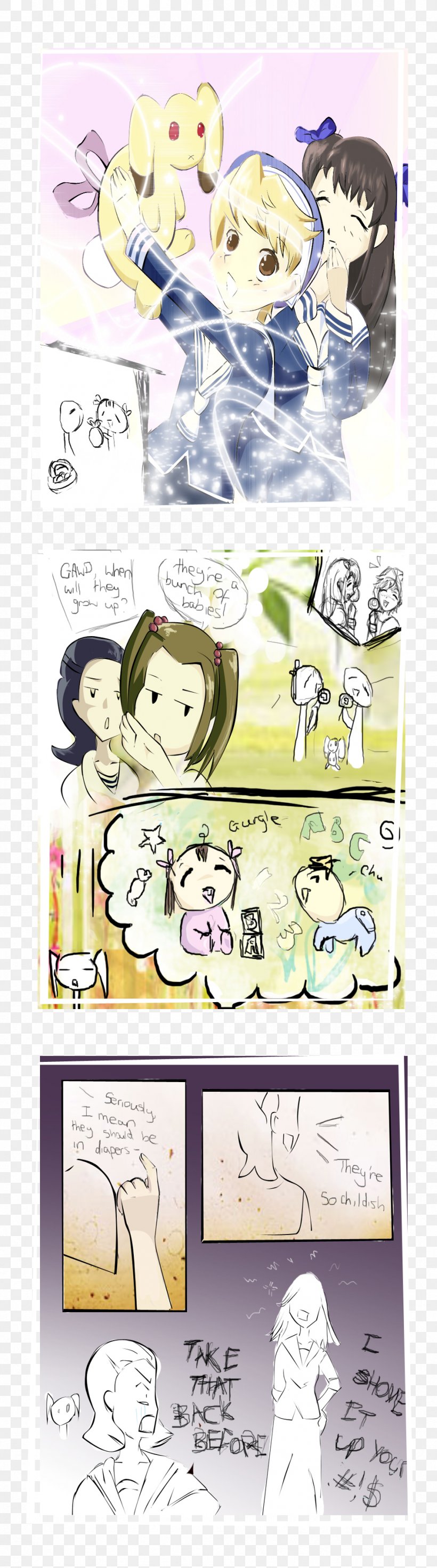 Comics Paper, PNG, 951x3414px, Watercolor, Cartoon, Flower, Frame, Heart Download Free