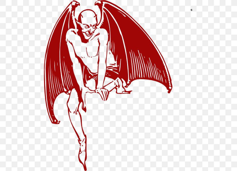 Devil Satan Lucifer Demon Clip Art, PNG, 516x593px, Devil, Anton Lavey, Art, Belial, Black And White Download Free