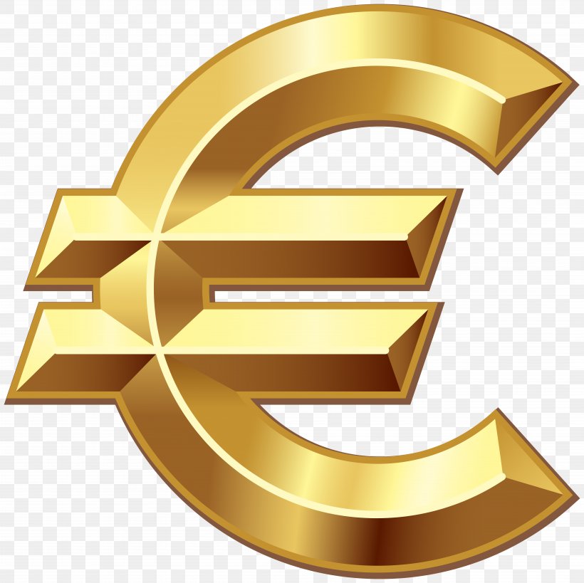 Euro Sign Currency Clip Art, PNG, 8005x8000px, Euro Sign, Banknote, Dollar Sign, Euro, Gold Download Free