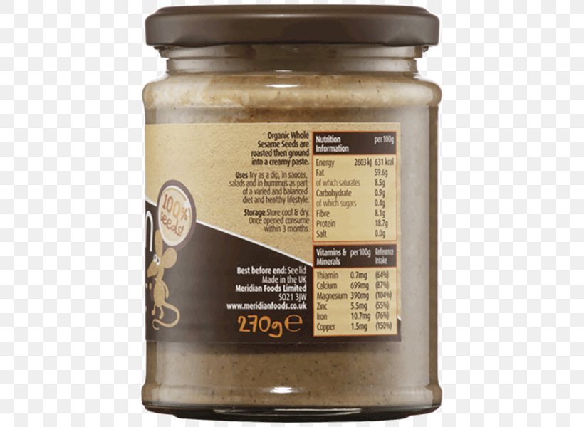 Organic Food Condiment Tahini Peanut Butter Nut Butters, PNG, 600x600px, Organic Food, Butter, Condiment, Dairy Products, Food Download Free