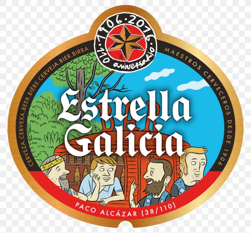 Beer Estrella Galicia Hijos De Rivera Brewery Lager, PNG, 1000x930px, Beer, Alcoholic Drink, Estrella Galicia, Food, Galicia Download Free