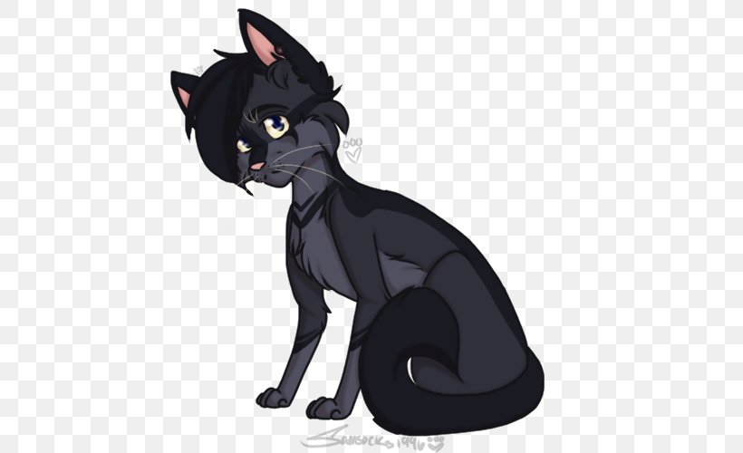 Black Cat Whiskers Cartoon, PNG, 500x500px, Black Cat, Art, Black, Canidae, Carnivoran Download Free