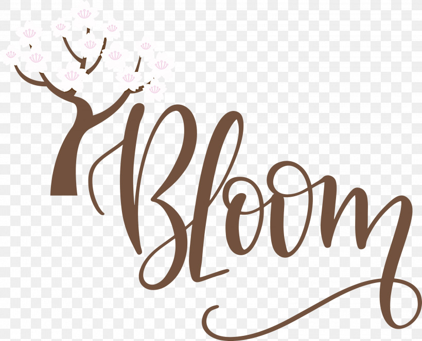 Bloom Spring, PNG, 3000x2431px, Bloom, Calligraphy, Data, Logo, Menu Download Free