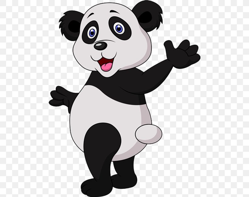Giant Panda Cartoon Royalty-free Stock Photography, PNG, 500x649px, Watercolor, Cartoon, Flower, Frame, Heart Download Free